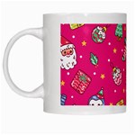 cute pink christmas pattern White Mug