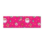 cute pink christmas pattern Sticker (Bumper)