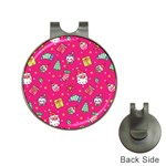 cute pink christmas pattern Hat Clips with Golf Markers