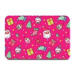 cute pink christmas pattern Plate Mats