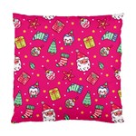 cute pink christmas pattern Standard Cushion Case (Two Sides)