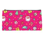 cute pink christmas pattern Pencil Cases