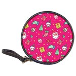 cute pink christmas pattern Classic 20-CD Wallets