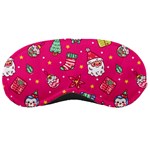 cute pink christmas pattern Sleep Mask