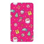 cute pink christmas pattern Memory Card Reader (Rectangular)