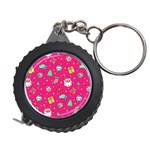 cute pink christmas pattern Measuring Tape