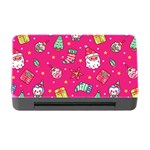 cute pink christmas pattern Memory Card Reader with CF