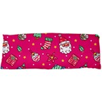 cute pink christmas pattern 15 x40  Body Pillow Case Dakimakura (Two Sides)