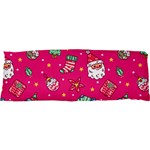 cute pink christmas pattern 17 x47  Body Pillow Case Dakimakura (Two Sides)