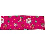 cute pink christmas pattern 21 x63  Body Pillow Case Dakimakura (Two Sides)