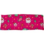 cute pink christmas pattern 25 x67  Body Pillow Case Dakimakura (Two Sides)