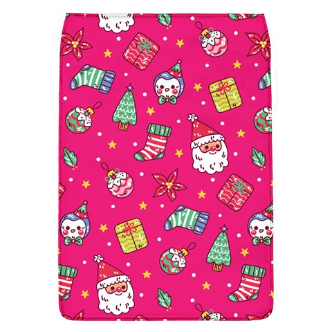 cute pink christmas pattern Removable Flap Cover (L) from ArtsNow.com Front