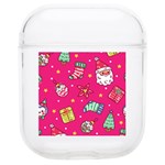 cute pink christmas pattern Soft TPU AirPods 1/2 Case