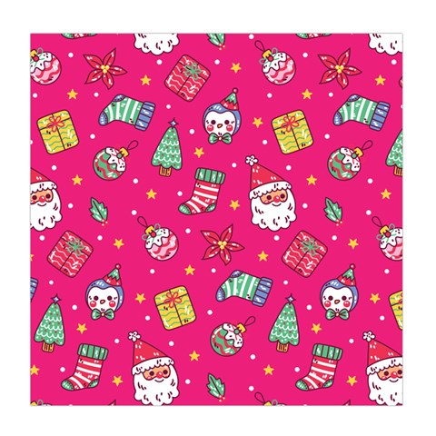 cute pink christmas pattern Duvet Cover (Queen Size) from ArtsNow.com Front