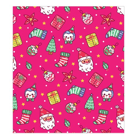 cute pink christmas pattern Duvet Cover (King Size) from ArtsNow.com Duvet Quilt