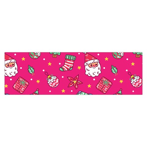 cute pink christmas pattern Toiletries Pouch from ArtsNow.com Hand Strap