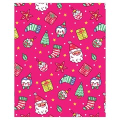 cute pink christmas pattern Drawstring Pouch (XL) from ArtsNow.com Front