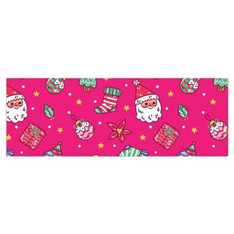 cute pink christmas pattern Wristlet Pouch Bag (Small) from ArtsNow.com Bottom