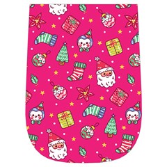 cute pink christmas pattern Wristlet Pouch Bag (Small) from ArtsNow.com Left Side