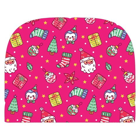 cute pink christmas pattern Make Up Case (Small) from ArtsNow.com Front