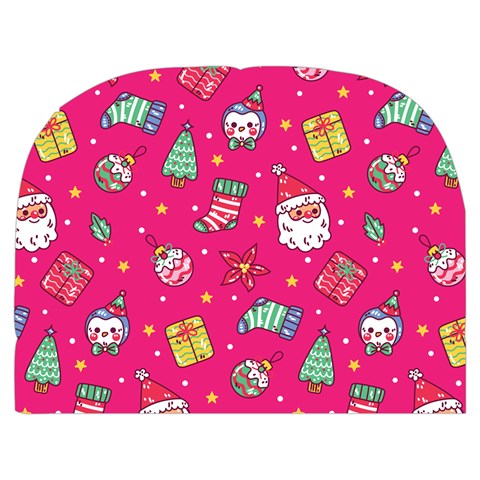 cute pink christmas pattern Make Up Case (Medium) from ArtsNow.com Front