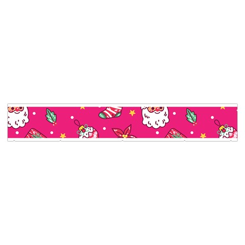 cute pink christmas pattern Make Up Case (Medium) from ArtsNow.com Zipper Front