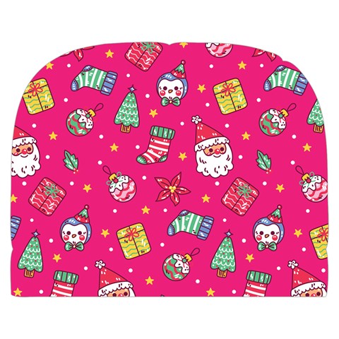 cute pink christmas pattern Make Up Case (Large) from ArtsNow.com Front