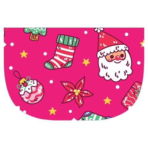 cute pink christmas pattern Make Up Case (Large) from ArtsNow.com Side Right