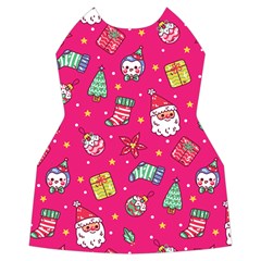 cute pink christmas pattern Women s Long Sleeve Raglan T Front