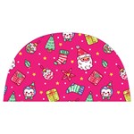 cute pink christmas pattern Anti Scalding Pot Cap