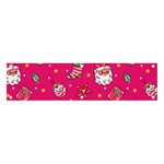 cute pink christmas pattern Banner and Sign 4  x 1 