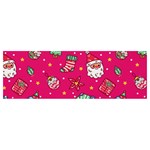 cute pink christmas pattern Banner and Sign 12  x 4 