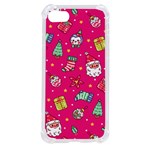 cute pink christmas pattern iPhone SE