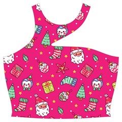 cute pink christmas pattern Cut Out Top from ArtsNow.com Front