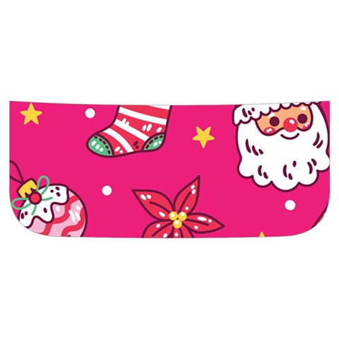 cute pink christmas pattern Men s Side Zip Front Pouch Ski And Snowboard Bib Pants	 from ArtsNow.com Pocket Cover