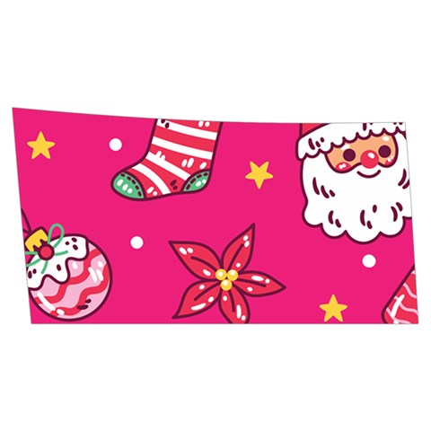 cute pink christmas pattern Men s Side Zip Front Pouch Ski And Snowboard Bib Pants	 from ArtsNow.com Front Right