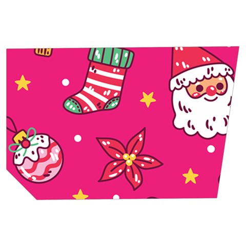 cute pink christmas pattern Men s Side Zip Front Pouch Ski And Snowboard Bib Pants	 from ArtsNow.com Loop Right