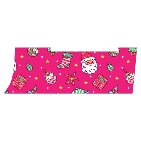 cute pink christmas pattern Men s Side Zip Front Pouch Ski And Snowboard Bib Pants	 from ArtsNow.com Waistband Left