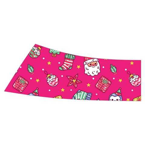 cute pink christmas pattern Men s Side Zip Front Pouch Ski And Snowboard Bib Pants	 from ArtsNow.com Waistband Back Right