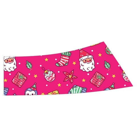 cute pink christmas pattern Men s Side Zip Front Pouch Ski And Snowboard Bib Pants	 from ArtsNow.com Waistband Back Left