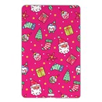 cute pink christmas pattern Name Card Style USB Flash Drive