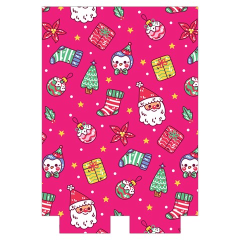 cute pink christmas pattern Automatic Folding Umbrella with Case (Medium) from ArtsNow.com Case