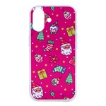 cute pink christmas pattern iPhone 16 TPU UV Print Case