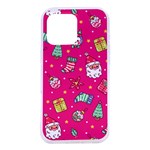 cute pink christmas pattern iPhone 16 Pro Max TPU UV Print Case