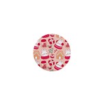 cute christmas cartoon 1  Mini Buttons