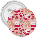 cute christmas cartoon 3  Buttons