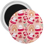 cute christmas cartoon 3  Magnets