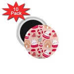 cute christmas cartoon 1.75  Magnets (10 pack) 