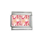 cute christmas cartoon Italian Charm (9mm)