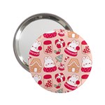 cute christmas cartoon 2.25  Handbag Mirrors